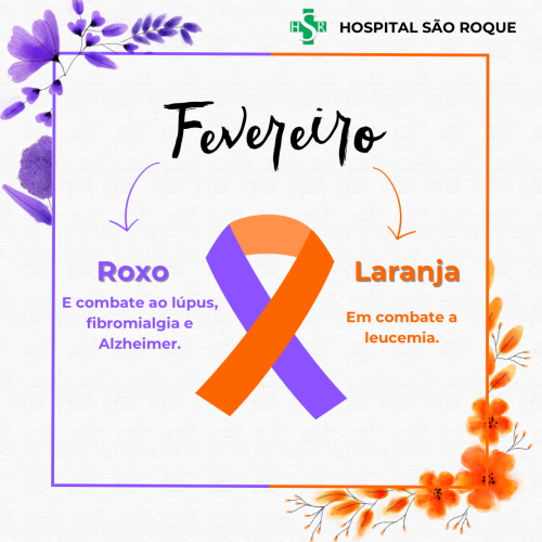 Fevereiro Laranja e Roxo
