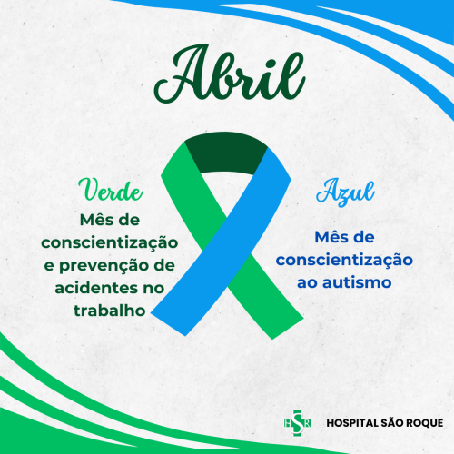 Abril azul e verde