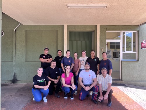 Equipe de colaboradores realizam curso de Brigada 